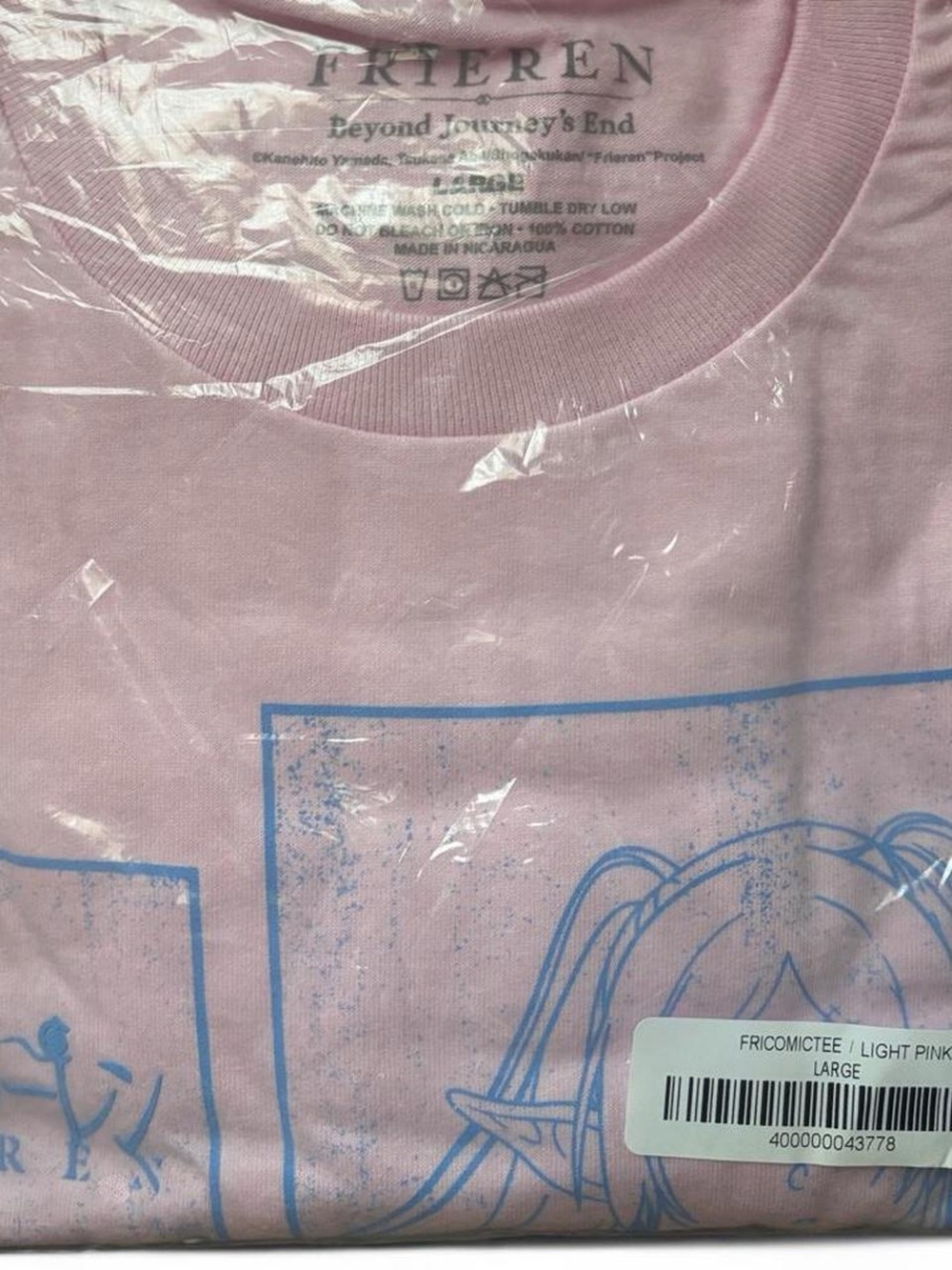 Pink Short Sleeve Frieren:Beyond Journeys End Graphic Tee - Picture 3 of 5